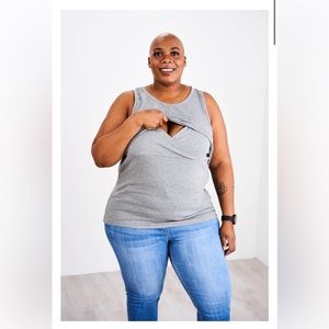 Latched Mama Ribbed Nursing Tank